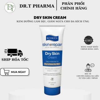 [HÀNG CÔNG TY] Kem dưỡng ẩm giảm đỏ ngứa cho da khô và da kích ứng Rosken Dry Skin Cream (75ml)