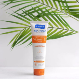 (TEM CÔNG TY) Rosken High Potency Vitamin E Cream 100g - Kem dưỡng ẩm và phục hồi da tổn thương, sau xâm lấn