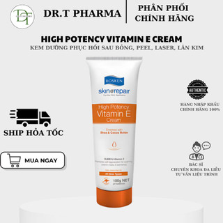(TEM CÔNG TY) Rosken High Potency Vitamin E Cream 100g - Kem dưỡng ẩm và phục hồi da tổn thương, sau xâm lấn