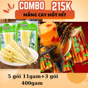 sét 8 gói măng cay tứ xuyên ( 3 gói 400gam + 5 gói 110gam)