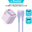 Bộ Sạc Nhanh Basefast GaN3 20W 30W Củ Sạc Mini Kèm Cáp Silicone Cho X/11/12/13/14 Pro Max