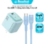 Bộ Sạc Nhanh Basefast GaN3 20W 30W Củ Sạc Mini Kèm Cáp Silicone Cho X/11/12/13/14 Pro Max