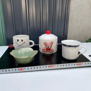 [KHÔNG KHOAN] Set Gốm Lỗi❌ Trồng Cây Sen Đá - Gốm Nhật 2hand