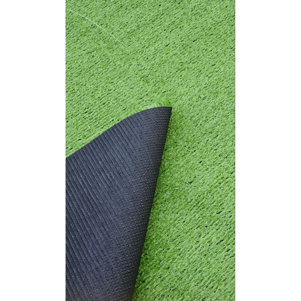 Combo 5m2(2m x 2.5m) Thảm cỏ nhân tạo 1cm đế PU không bụi đen trải sàn và dán tường, trải sân vườn