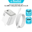 Bộ Sạc Nhanh 30W Basefast GaN3 Cho X/11/12/13/14 Series (Củ Sạc Mini Kèm Cáp Dù Type C to LN)