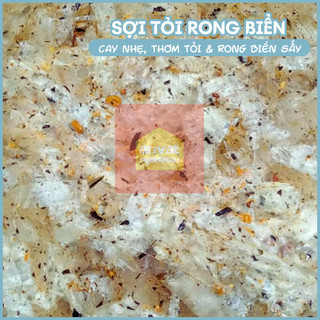 BÁNH TRÁNG SỢI TỎI RONG BIỂN - Cay rất nhẹ, thơm tỏi, nhiều rong biển - Ăn Vặt Ngon Lắc Lư
