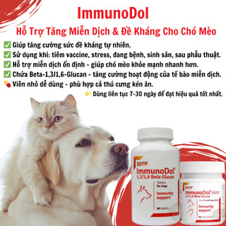 ImmunoDol – Hỗ Trợ Tăng Miễn Dịch & Đề Kháng Cho Chó Mèo