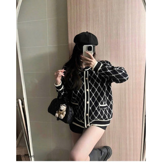 áo khoác len cadigan nữ mùa thu đông