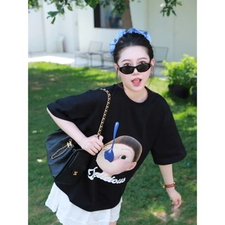 Áo Thun Nữ In Baby Cao Cấp CHEPOL Unisex 100% Cotton Thoáng Mát, Thấm Hút, Cổ Tròn Form Oversize Có Bigsize CP_10650
