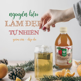Giấm Táo Hữu Cơ Có Giấm Cái 500ml ProBios Organic Italian Apple Cider Vinegar With The Mother
