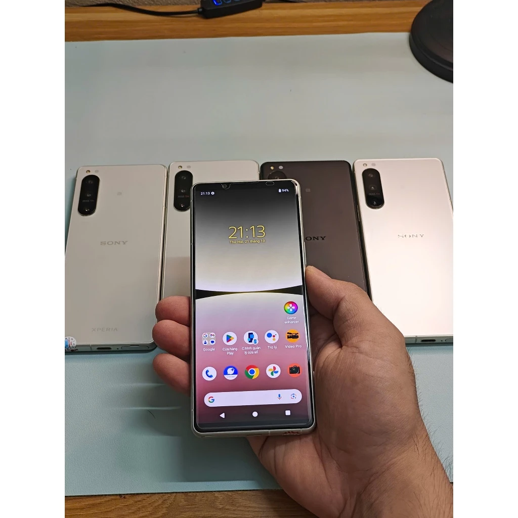 Điện Thoại Sony Xperia 5 Mark IV Nhật – Màn OLED 120Hz, Chip 8 Gen 1, 8GB/128GB, NFC, Pin 5000mAh, V