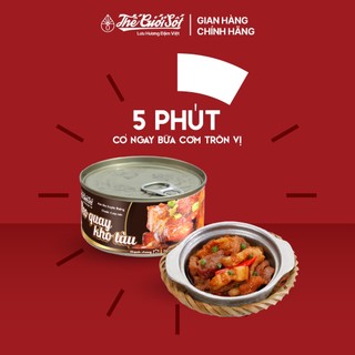 Thịt Heo Quay Kho Tàu Hộp 180 Gram THẾ GIỚI SỐT Đồ Ăn Liền Thịt Hộp Tiện Lợi Chuẩn Vị Việt