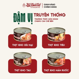 Thịt Heo Quay Kho Tàu Hộp 180 Gram THẾ GIỚI SỐT Đồ Ăn Liền Thịt Hộp Tiện Lợi Chuẩn Vị Việt