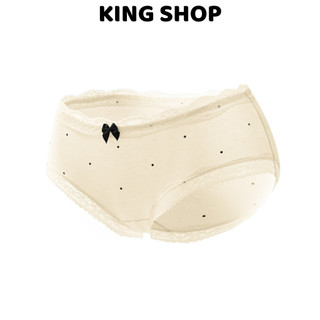 Combo 2 Quần Lót Nữ Cotton Phối Ren Chấm Bi Siêu Xinh, Quần Chip Mềm Đính Nơ Xinh King Shop L-5410