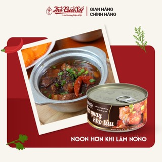 Thịt Heo Quay Kho Tàu Hộp 180 Gram THẾ GIỚI SỐT Đồ Ăn Liền Thịt Hộp Tiện Lợi Chuẩn Vị Việt