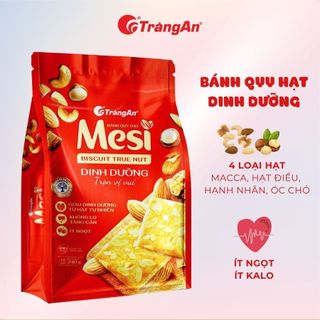 Bánh Quy Hạt Dinh Dưỡng Mesi True Nut Tràng An Thơm Ngon Bổ Dưỡng Có Túi Phù Hợp Làm Quà Tặng Đi Lễ, THÙNG 10 HỘP