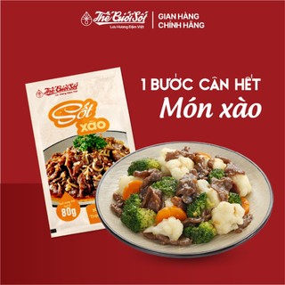 Sốt Gia Vị Gói 80gr THẾ GIỚI SỐT Gia Vị Nấu Ăn Hoàn Chỉnh Xào Kho Thịt Cá Ướp Nướng Canh Chua Đậm Vị