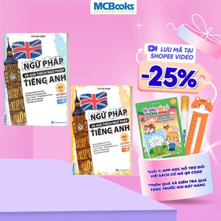 Sách - Combo Ngữ Pháp Và Giải Thích Ngữ Pháp Tiếng Anh Cơ Bản Và Nâng Cao 80/20 (Tập 1 + Tập 2)