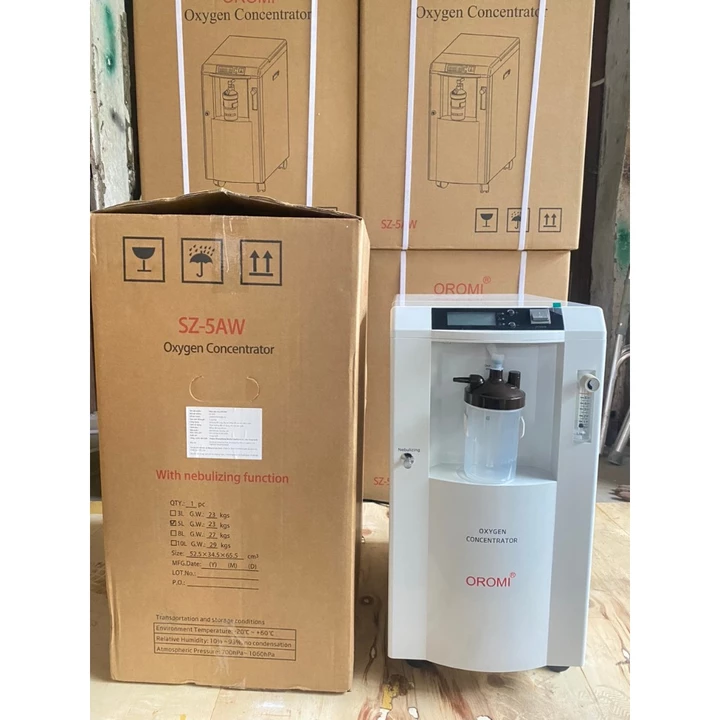 Máy tạo oxy 5 lít Oromi SZ-5AW, Máy tạo oxy kèm xông khí dung, Máy tạo oromi