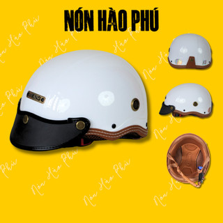 Nón bảo hiểm THỦ CÔNG VIKING01 nhựa abs lót nâu, khóa sắt cao cấp, mũ bảo hiểm basic nam nữ ảnh 5