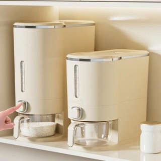 Thùng Đựng Gạo Thông Minh Chống Ẩm BUNA, Chống Mọt Lấy Gạo Tự Động Ngăn Côn Trùng 5kg/10kg.
