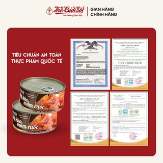 Thịt Kho Mắm Ruốc Lon 180 Gram THẾ GIỚI SỐT Thịt Hộp Đồ Hộp Ăn Liền Tiện Lợi Đậm Việt