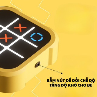 Máy Chơi Game Xếp Hình XO Điện Tử Cầm Tay 3in1 - Nhiều Cấp Độ Chơi Có Hiệu Ứng Âm Thanh Phát Triển Trí Tuệ Cho Bé