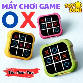 Máy Chơi Game Xếp Hình XO Điện Tử Cầm Tay 3in1 - Nhiều Cấp Độ Chơi Có Hiệu Ứng Âm Thanh Phát Triển Trí Tuệ Cho Bé