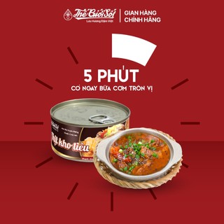 Thịt Kho Tiêu Hộp 180 Gram THẾ GIỚI SỐT Thịt Đóng Hộp Ăn Liền Tiện Lợi Nhanh Chóng Chuẩn Vị