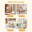 Hộp Đựng Sách Trong Suốt | Nắp Đậy Kín & Chống Bụi - Tiết Kiệm Không Gian Bàn Làm Việc
