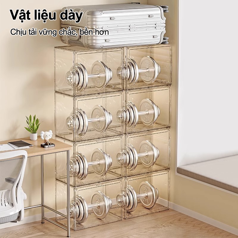 Hộp Đựng Sách Để Bàn Cỡ Lớn Tiện Lợi Chống Bụi Có Nắp Đậy, Hộp Đựng Đồ Trong Suốt | BigBuy360 - bigbuy360.vn