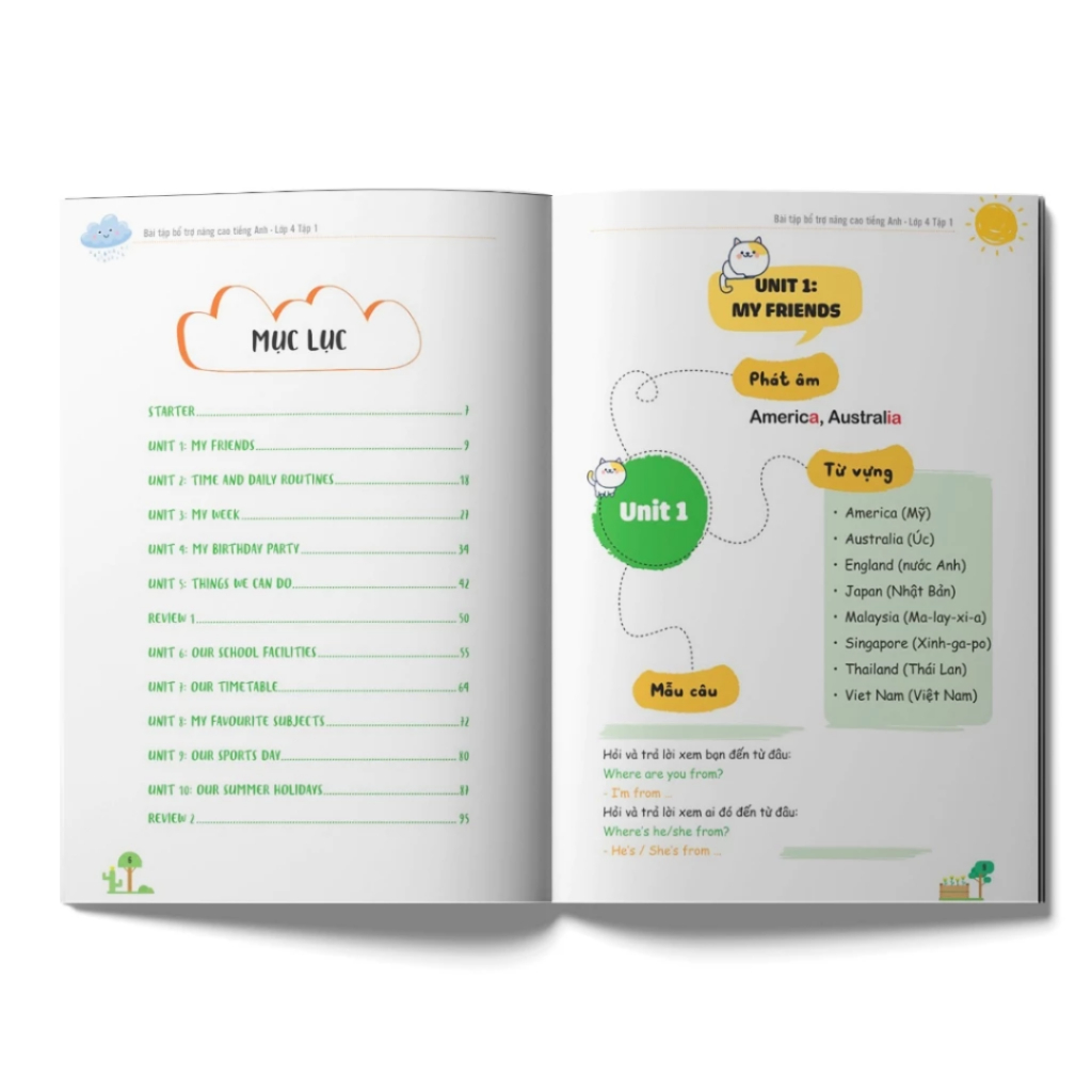 Sách - Tham khảo lớp 4- Combo Bài tập bổ trợ nâng cao Toán, Tiếng Việt, Anh - Phân loại lẻ/combo