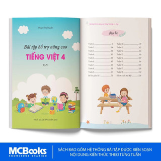 Sách - Tham khảo lớp 4- Combo Bài tập bổ trợ nâng cao Toán, Tiếng Việt, Anh - Phân loại lẻ/combo