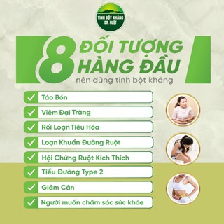 Tinh Bột Kháng Dr Ruột Premium 17% Thêm Sữa Bột Nguyên Kem