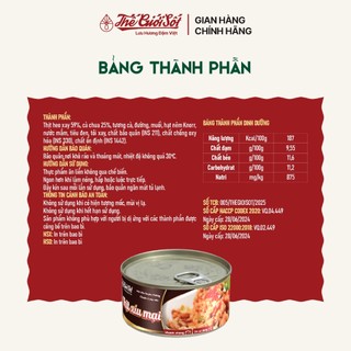 Thịt Xíu Mại Hộp 180 Gram THẾ GIỚI SỐT Thịt Hộp Đồ Hộp Ăn Liền Tiện Lợi Đậm Việt Chuẩn Vị