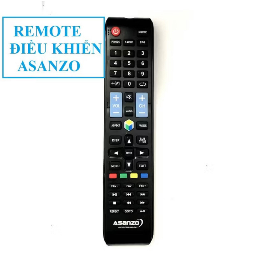 REMOTE Điều khiển TV ASANZO | Shopee Việt Nam