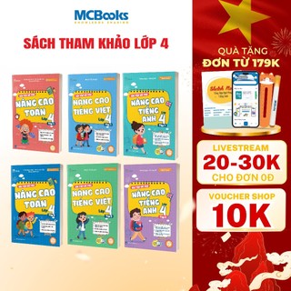 Sách - Tham khảo lớp 4- Combo Bài tập bổ trợ nâng cao Toán, Tiếng Việt, Anh - Phân loại lẻ/combo
