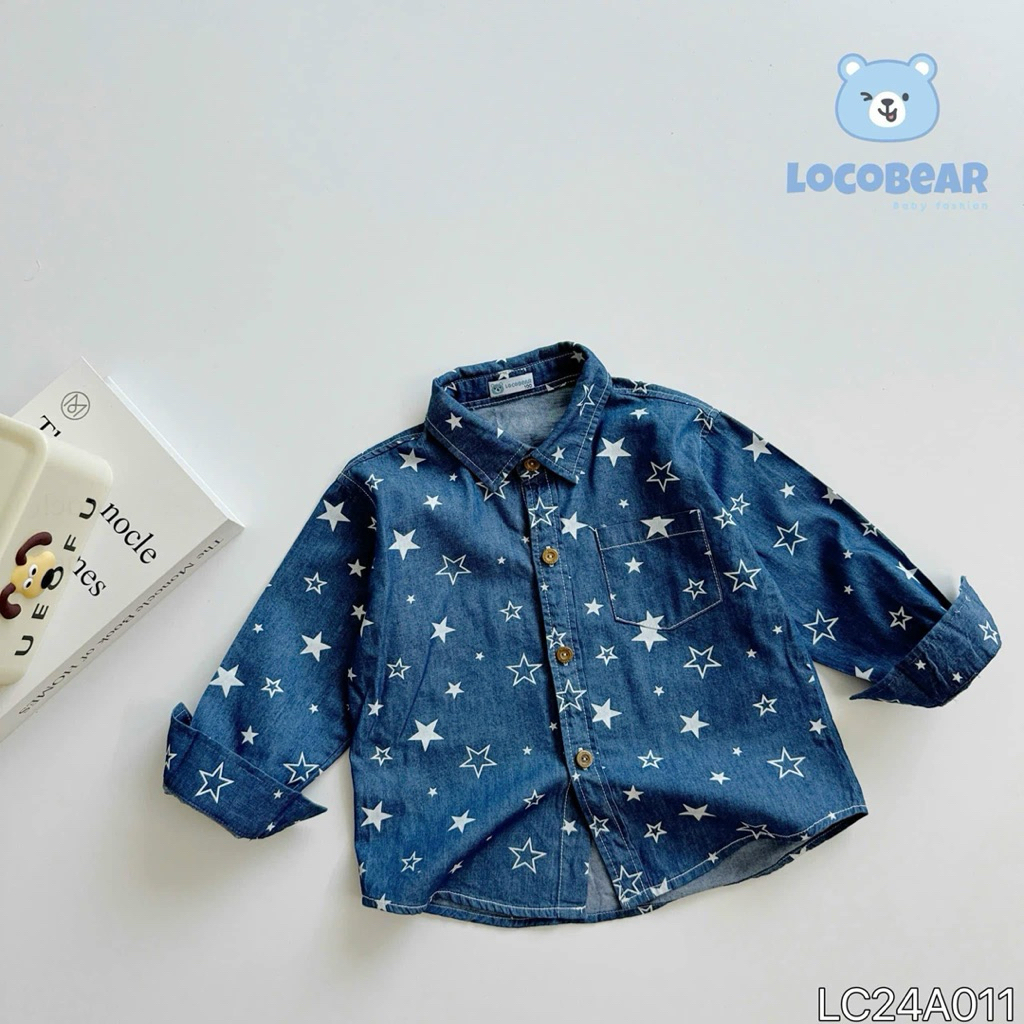 Set bộ bé trai cộc tay Loco Tohee mặc hè, chất cotton mềm mát thoáng khí, size 80-140 (8-30kg)