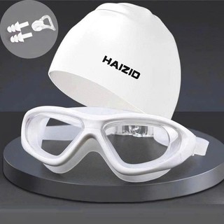Set 3 Kính Bơi, Mũ Bơi, Nút Bịt Tai & Bịt Mũi Cho Nam, Nữ Mẫu Haizid pk53