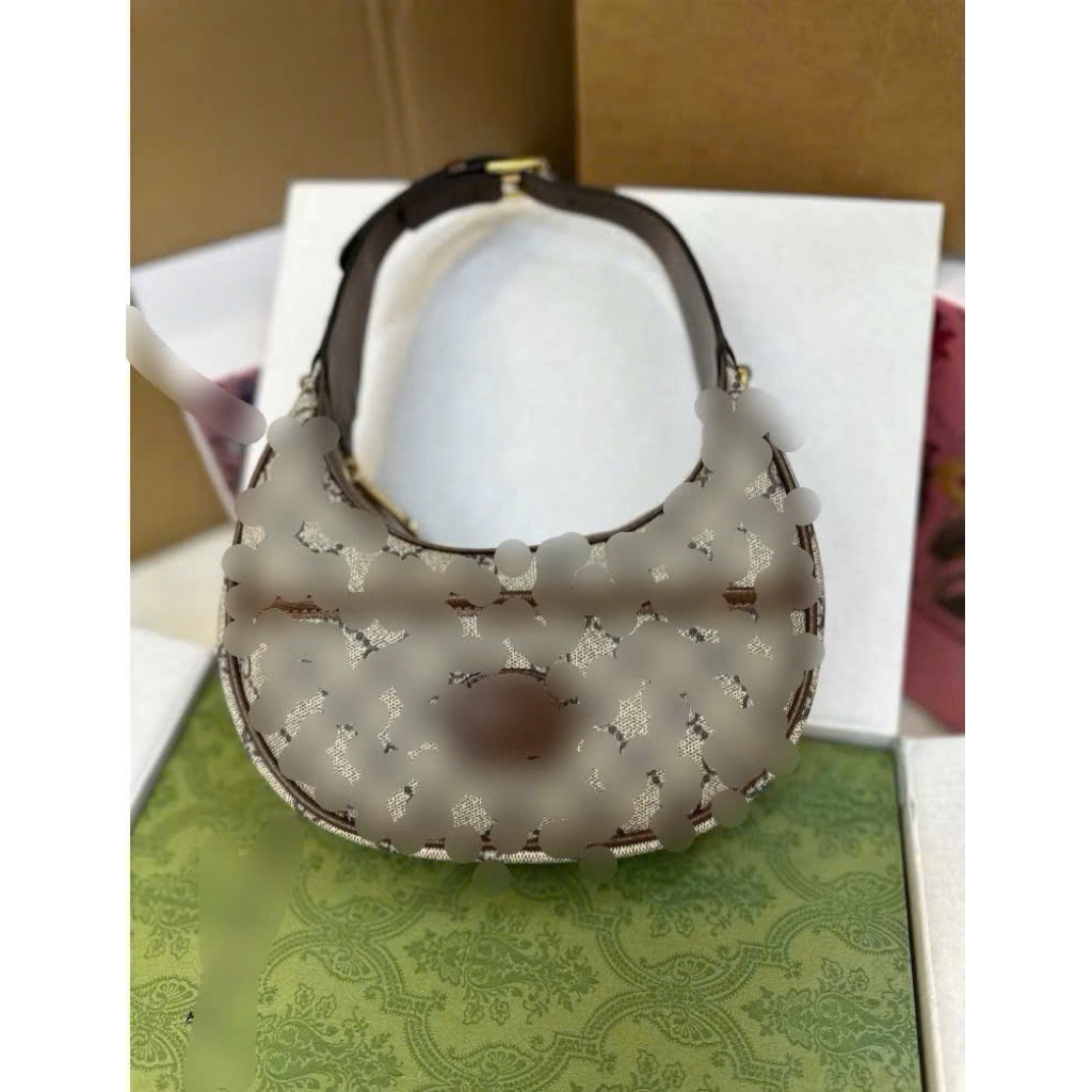 (Full-Box) Túi xách kẹp nách size 21cm tặng kèm dây xích đeo chéo sang chảnh