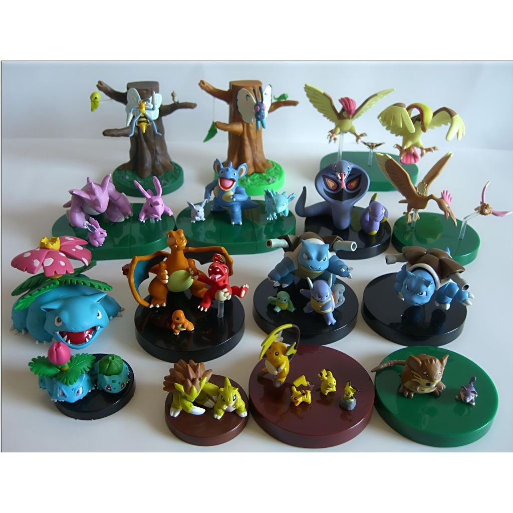 Figurines Pokémon Tomy Takara Zukan 1:40 - Sneasel, Weavile, Farfuret, Dimoret, Neuf