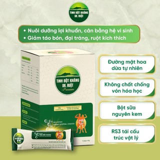 Tinh Bột Kháng Dr Ruột Premium 17% Thêm Sữa Bột Nguyên Kem