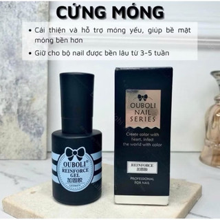 Base top cứng móng OUBOLI chính hãng m - Sơn gel liên kết bền, top phủ bóng móng nail chính hãng