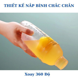 Bình lắc pha chế chia vạch nhựa trong suốt Việt Nhật 320ml 460ml 600ml Ms: 0101/ 0102/ 0103