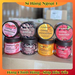 Tẩy Da Chết Body Compliment Trái Cây Sáng Da, Giảm Mụn, Ngăn Ngừa Lão Hóa 400ml Chính Hãng Nga
