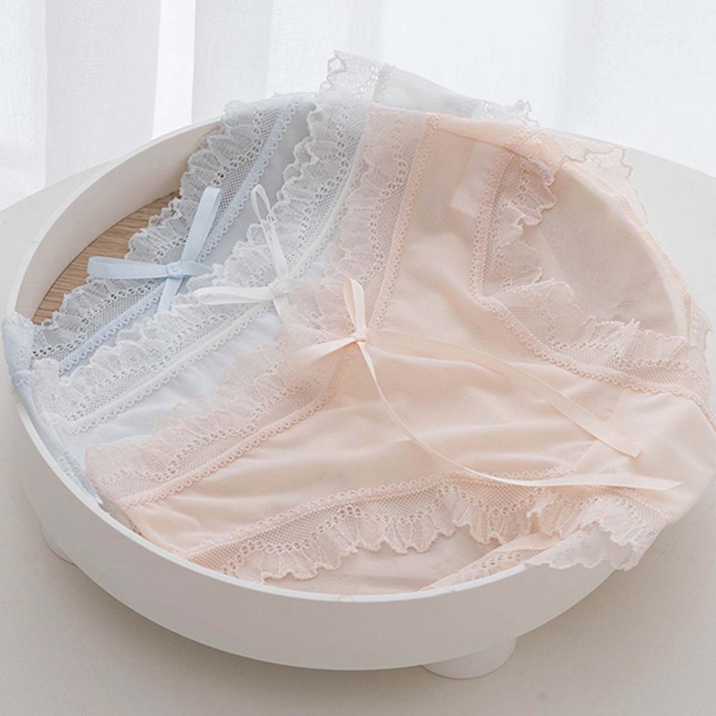 COMBO 5 Quần lót nữ ren lưới viền ren sang trọng gợi cảm cạp vừa tôn dáng gợi cảm sexy LANIXA L1026