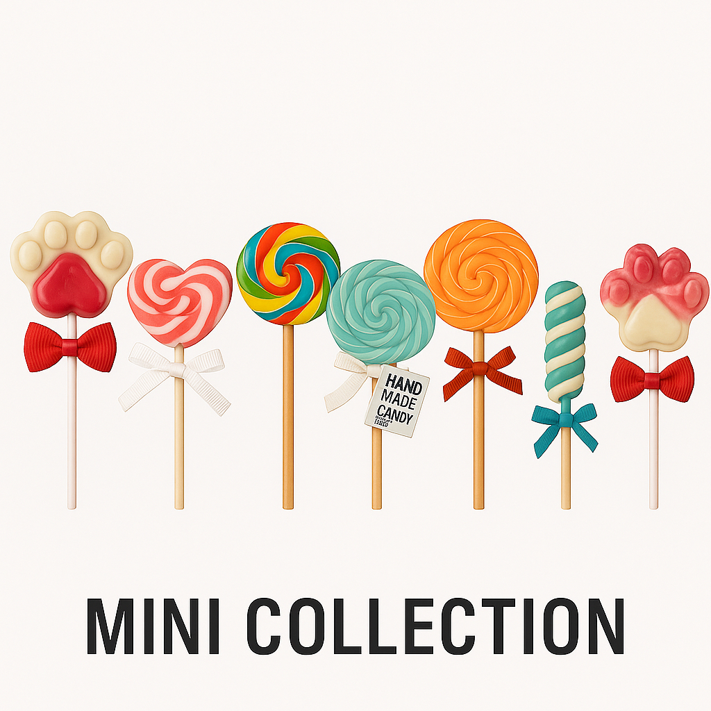 Bộ Sưu Tập Mini 3.5cm – Kẹo Mút Mini Thủ Công Handmade Bonzon Candy- Không Chất Bảo Quản