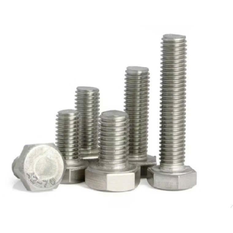 ( Set 1-20 con ) Bulong inox 201 đầu cờ le - đầu lục giác ngoài ...