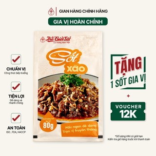 Sốt Xào 80 Gram THẾ GIỚI SỐT Gia Vị Nấu Ăn Hoàn Chỉnh Đa Năng Tiện Lợi Đậm Việt Chuẩn Vị Cao Cấp
