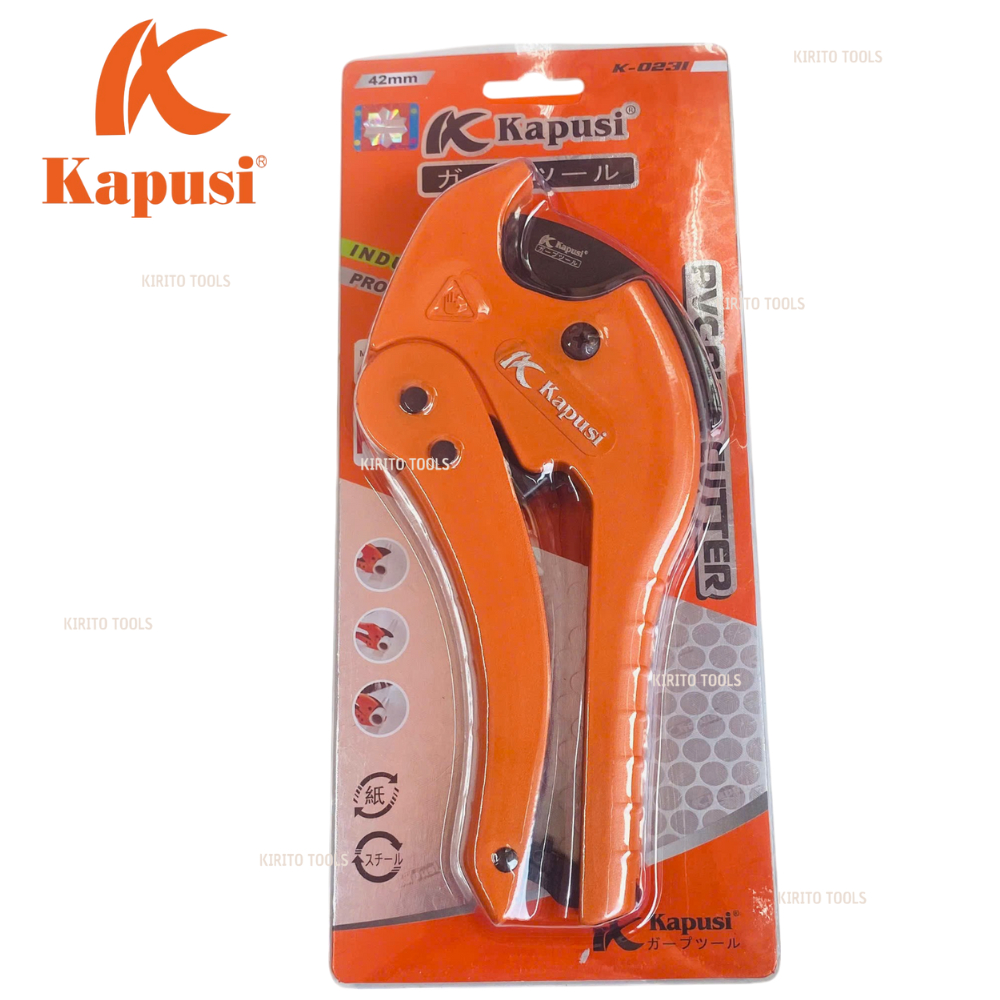 Kéo cắt ống nhựa cao cấp Kapusi Nhật Bản cỡ 42mm hợp kim thép siêu bền k0231